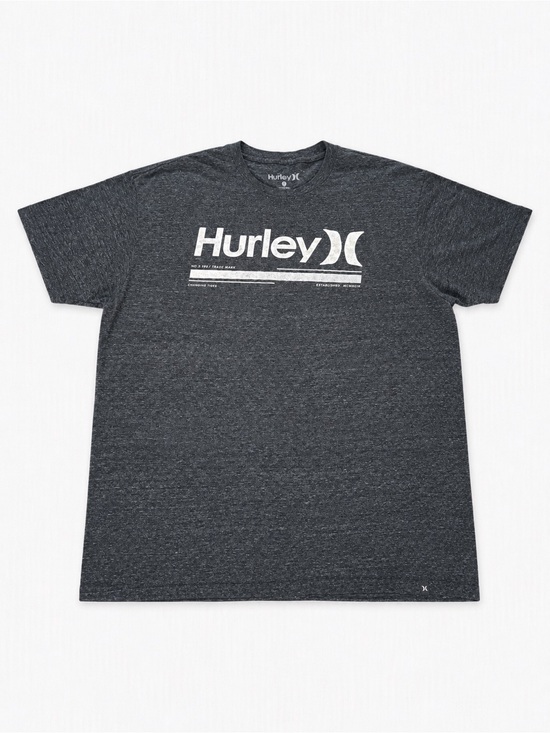 Hurley Other - Hurley Charcoal Heather Short-Sleeve Logo Tee